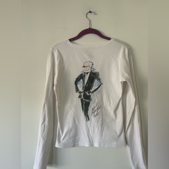 Karl Lagerfeld for Hanes. Rare shirt! - Picture 3 of 5